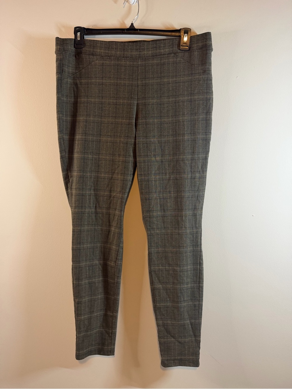 Simply Vera Vera Wang Women’s Skinny Plaid Dress Pants XXL